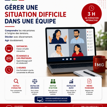 Formation distancielle « Gérer une situation difficile dans une équipe » – 3 h 